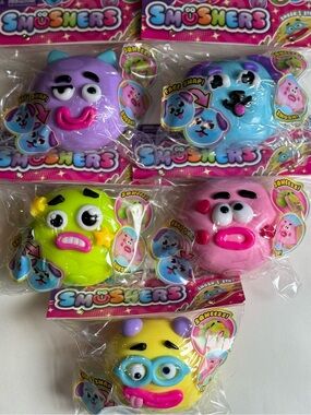 Smushers Face Swap Emoji Full Set Squishy Squeeze TikTok Viral Toy SHIPS TODAY!